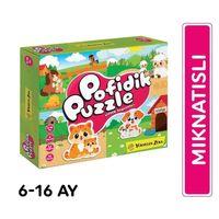 6-16 Ay İlk Pofidik Magnet Puzzle - Çiftlik Hayvanları Yükselen Zeka