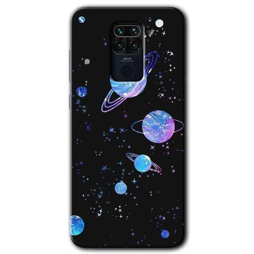 Redmi Note 9 Kılıf HD Desen Baskılı Arka Kapak - Samanyolu Galaksi