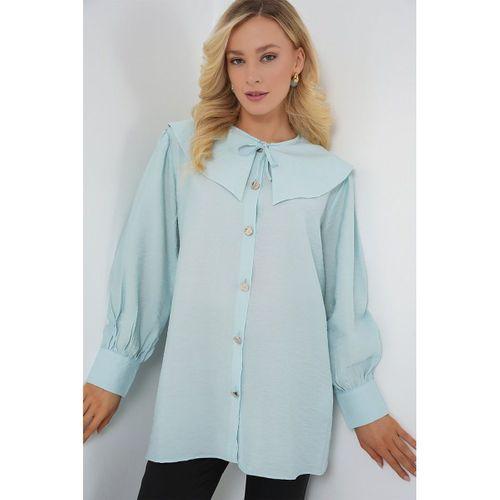 Bebe Yaka Uzun Tunik 5967 - Turkuaz