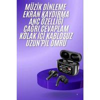 2.nesil Pro Ekranlı Sesli Görüşme Yapabilen Kablosuz Bluetooth Kulaklık