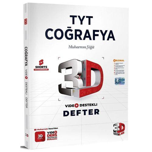 TYT Coğrafya Video Destekli Defter 3D Yayınları