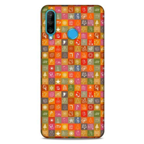 Yılbaşı Süsleri 09 Huawei P30 Lite Kılıf Silikon Kapak