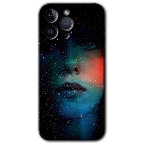 Potkal Hediye Fabrikası iPhone 14 Pro Kılıf HD Desen Baskılı Arka Kapak - Karanlık Kadın