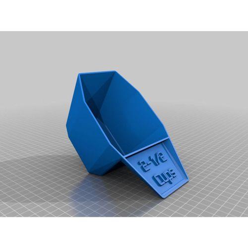 2 5 20oz Köpek Maması Kepçesi 3D Baskı (Bu ürün Sadece Plastik parçadır - Almadan Önce Soru Sorabilirsiniz)