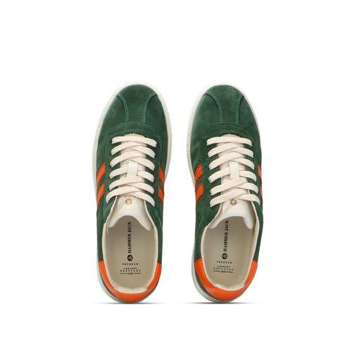 Hammerjack Bachata Yeşil Süet - Turuncu Erkek Günlük Ayakkabı