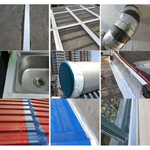 Pratik 5 Metre X 10cm Çamur Bant Alüminyum İzolasyon Tamir Çatlak Bantı