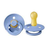 Bibs Colour Kauçuk Emzik 0-6 Ay Sky Blue