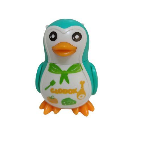 GLOBOX KALEMTRAŞ+SİLGİ (PENGUEN) ( Yeşil )