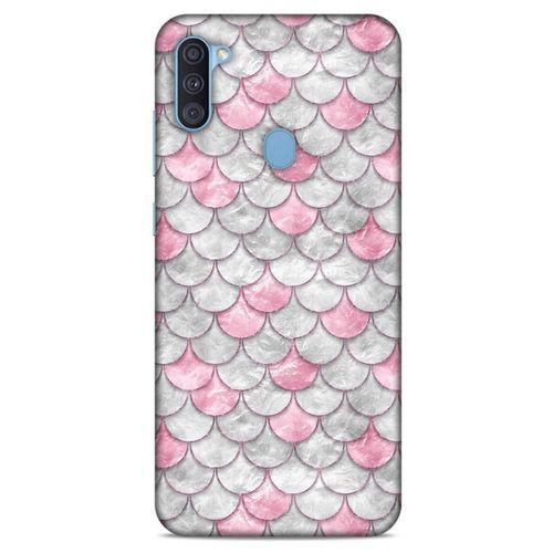 Mermer Desenli (30) Tema Silicone Case Toz Pembe Samsung Galaxy A11 Kılıf