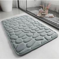 Zhlhome Kaydırmaz Banyo Paspası Gri 60x38Cm