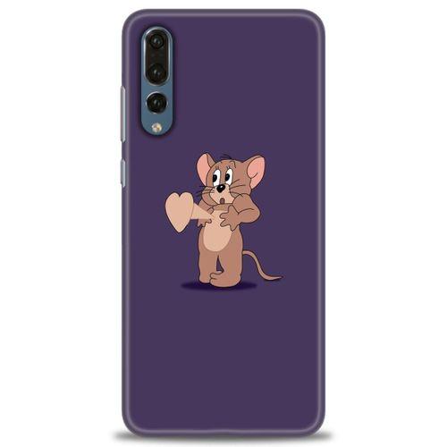 Huawei P20 Pro Kılıf HD Baskılı Kılıf - Aşık Jerry + Tam Ekran Koruyucu
