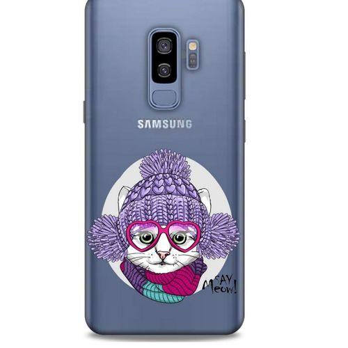 Zoologix (90) Samsung Galaxy S9 Plus Şeffaf Kılıf Silikon Desenli