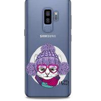 Zoologix (90) Samsung Galaxy S9 Plus Şeffaf Kılıf Silikon Desenli