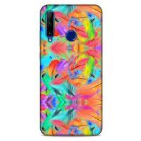 Huawei Y6P Kılıf Desenli Özel Seri Tüyler (32) Soft Silikon Kılıf