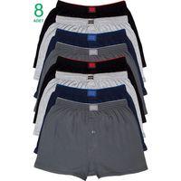 Tutku 8 Adet Erkek Penye Havlu Bel Boxer Karışık Renk