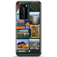 Lopard Huawei P40 Pro Uyumlu Kılıf Şehirli ※ (39) Kırklareli Liquid Crystal Kılıf