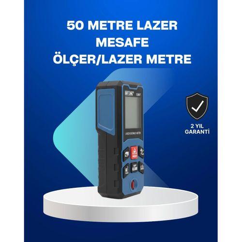Profesyonel Lazer Metre Hassas Ölçüm Ve Dijital Ekran