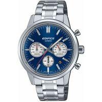 Casio EFR-575D-2ADF Edifice Quartz Çelik Gri Mavi Kadran 10 ATM 41 mm Erkek Kol Saati