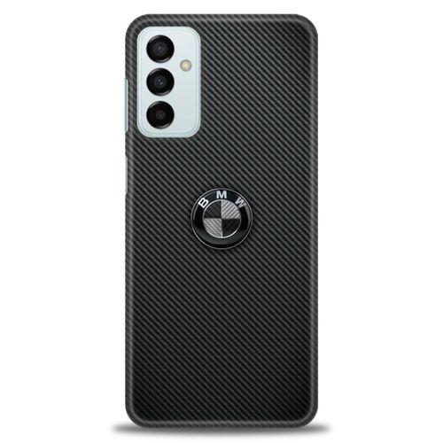Samsung Galaxy M13 Kılıf HD Baskılı Kılıf - Bmw Siyah + Tam Ekran Koruyucu