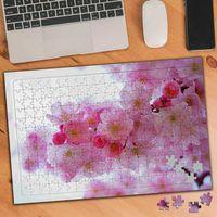 Pembe Kiraz Çiçeği Ağacı 240 Parça Puzzle Yapboz-75460