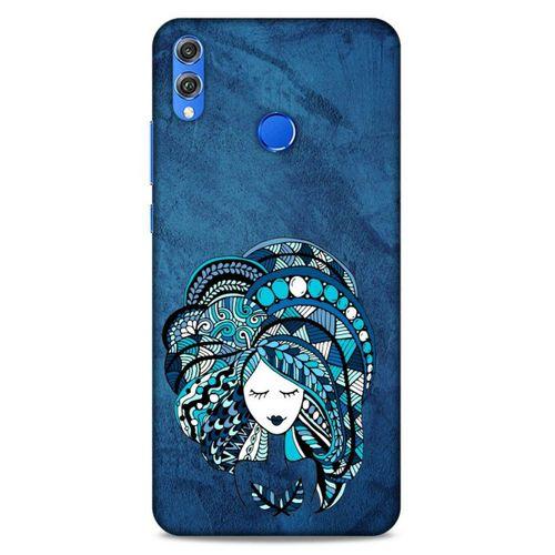 Lopard Huawei Honor 8x Uyumlu Kılıf Sürreal Yüzler ♀ (35) Fit Design Kılıf Baskılı
