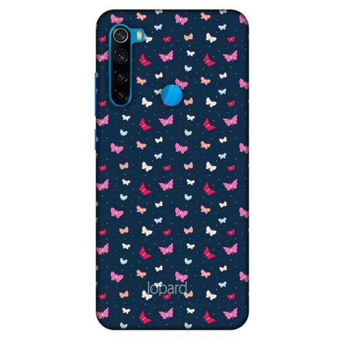 Xiaomi Redmi Note 8 Kılıf Kelebek Etkisi (42) Rugged Armor Kılıf Mor Pembe