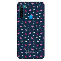 Xiaomi Redmi Note 8 Kılıf Kelebek Etkisi (42) Rugged Armor Kılıf Mor Pembe