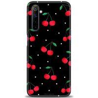Realme 6 Kılıf HD Baskılı Kılıf - Kirazlar + Tam Ekran Koruyucu