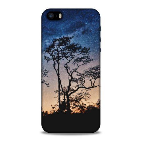 Lopard Apple Iphone 5 Uyumlu Kılıf Gece'S (23) Ultra Koruma Kılıfı Mavi