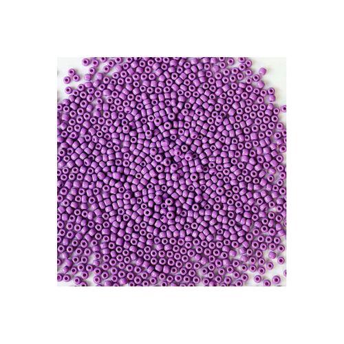 Mor Renk 4 mm Yaklaşık 1100 adet / 100 gram Cam Boncuk Oya Yazma Bileklik ve Kolye