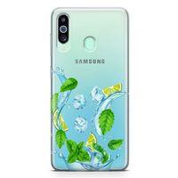 Samsung Galaxy A60 Kılıf Nane Limon Buz Arka Kapak Koruma Desenli Full Koruyucu