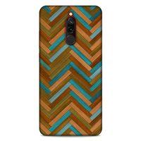 Lopard Xiaomi Redmi 8 Uyumlu Kılıf Wood'X (38) Neo Hybrid Kılıf Desenli