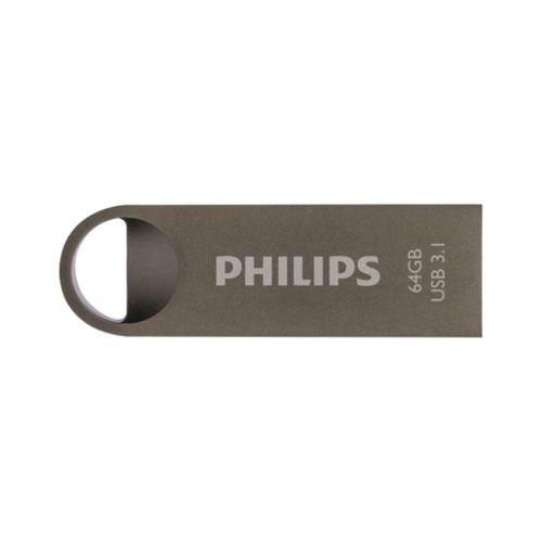 PHILIPS FM64FD165B, 64GB, USB 3.1, Moon, Uzay Grisi, Flash Disk