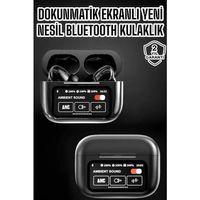 Bluetooth Kulaklık Kablosuz Ekranlı Anc enc Destekli Dokunmatik
