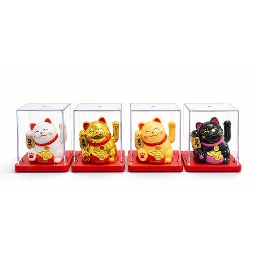 Güneş Enerjili Sallanan Şans Kedisi - Maneki Neko Alk4527