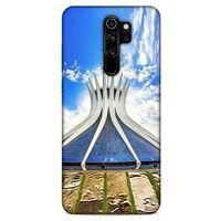 Xiaomi Redmi Note 8 Pro Kılıf Dünya Mimarisi (16) Kalın Kılıf Brasilia Katedrali