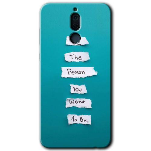 Huawei Mate 10 Lite Kılıf Baskılı Kapak - Want You + 5D Tam Kaplayan Cam