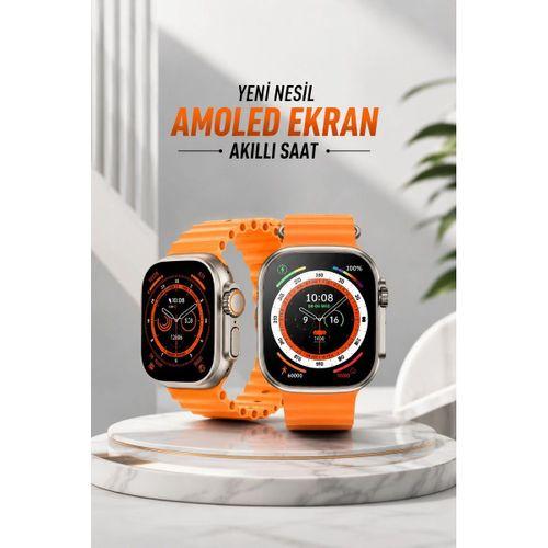 Akıllı Saat Android Ve İos Uyumlu 49 Mm Nfc Özelliği Gps Takibi