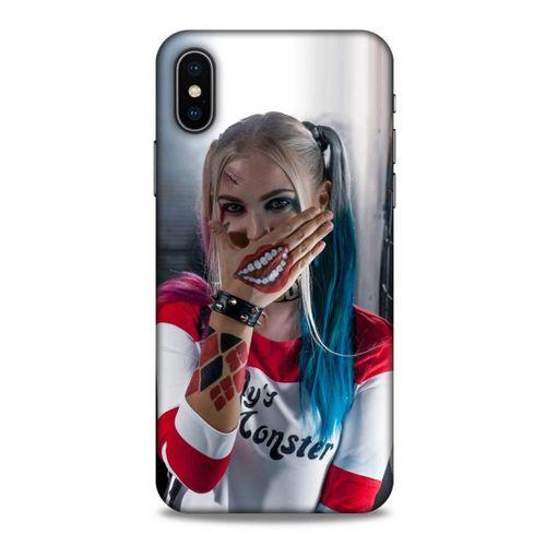 Apple Iphone X Uyumlu Kılıf Harley Quinn (25) Antişok Kapak Kiremit