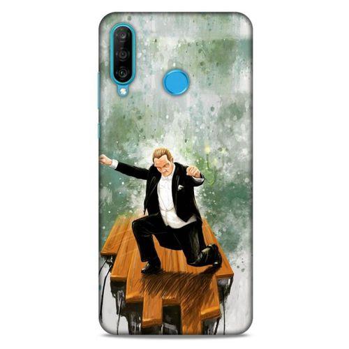 Huawei P30 Lite Kılıf Atatürk (42) Rugged Armor Kılıf Yeşil Tasarım