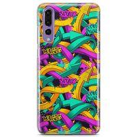 Huawei P20 Pro Kılıf Stay True Arka Kapak Koruma Desenli Full Koruyucu