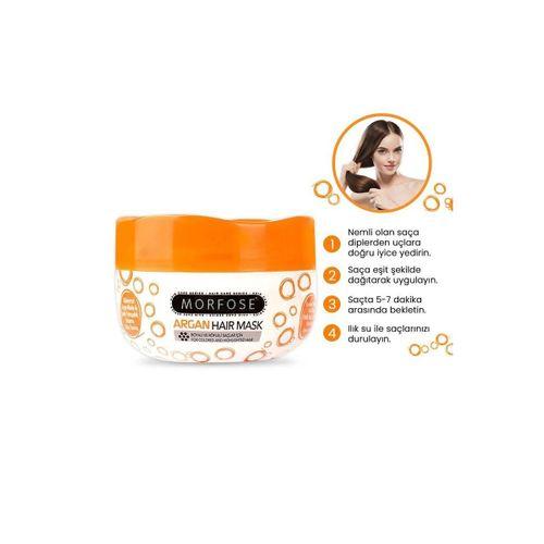 Argan Saç Maskesi 500 ML - Boyalı ve Röfleli Saçlar - mrfs