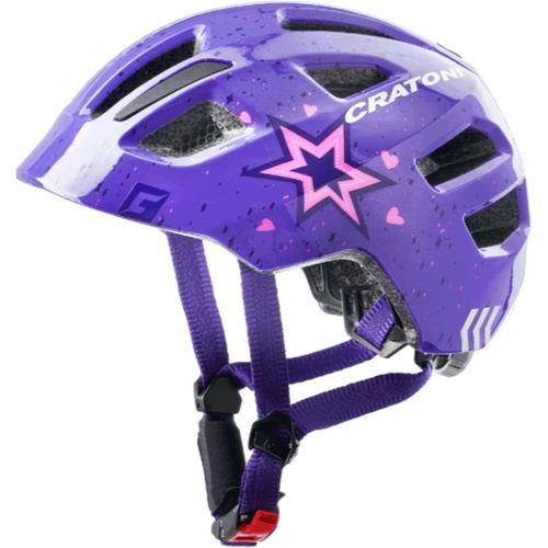 Kask Çocuk Maxster Star Purple Glossy Cratoni S-M 51-56 cm