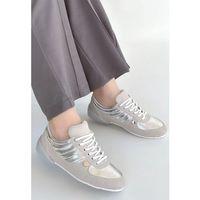 Jawen Gri Nubuk Gümüş Detaylı Spor Ayakkabı