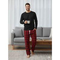 Pijalüx Tek Alt Ekose Kalın Poplin Kışlık Ev Pantalonu