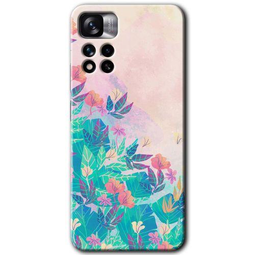 Xiaomi Redmi Note 11 Pro Plus 5G Kılıf HD Desen Baskılı Arka Kapak - Çizim Yapraklar