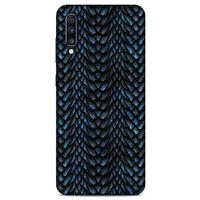 Samsung Galaxy A70s Kılıf Dragons (4) Koruma Kılıfı Ejderha Skin Lacivert