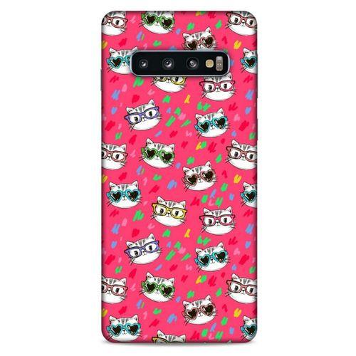 Lopard Samsung Galaxy S10 Uyumlu Kılıf Kediler (29) Arka Koruma Kılıfı Sevimli
