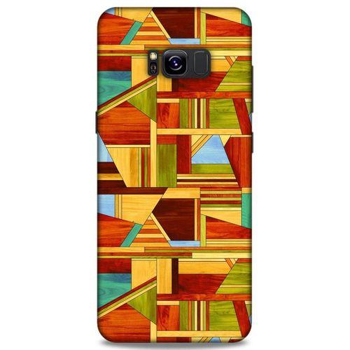 Lopard Samsung Galaxy S8 Plus Uyumlu Kılıf Wood'X (46) Core Armor Kılıf Desenli