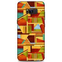 Lopard Samsung Galaxy S8 Plus Uyumlu Kılıf Wood'X (46) Core Armor Kılıf Desenli